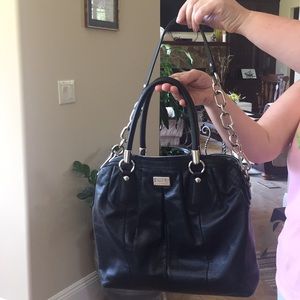 Coach Kristin Leather Pleated Satchel